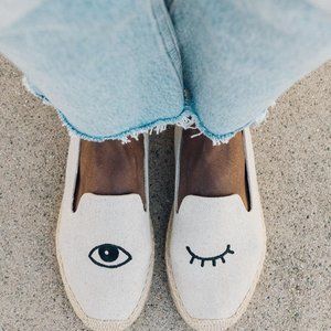 Saludos The Seville Smoking Slipper Espadrille Size 9.5